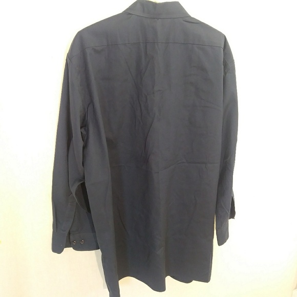 Dickies Navy Blue Long-Sleeve Shirt - Picture 2 of 3